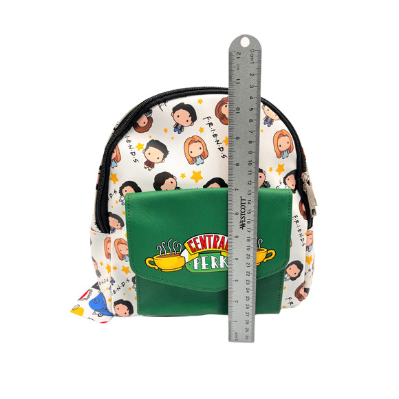 FRIENDS TV SHOW CENTRAL PERK 11" Mini-Backpack Faux Leather Warner Bros. NWT - Picture 7 of 8
